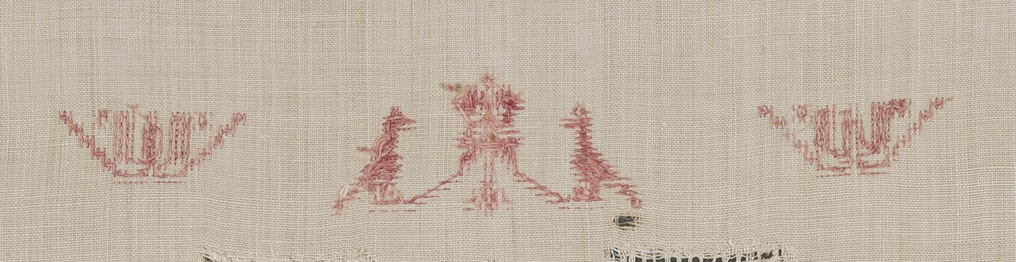1969.1145 Towel, reverse, detail 7