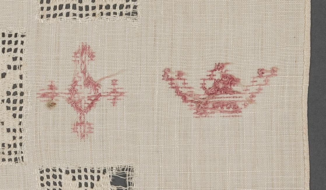 1969.1145 Towel, reverse, detail 8