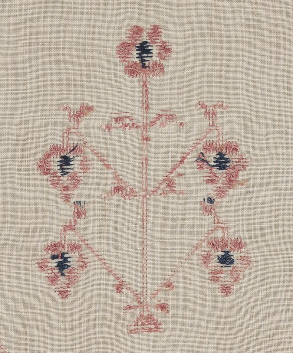 1969.1145 Towel, reverse, detail 14