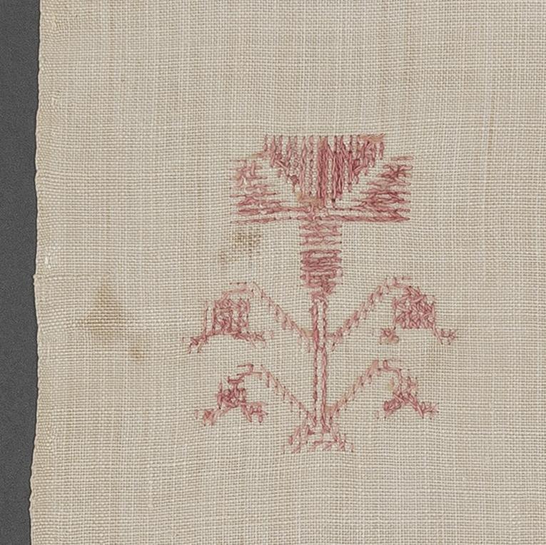 1969.1145 Towel, reverse, detail 15