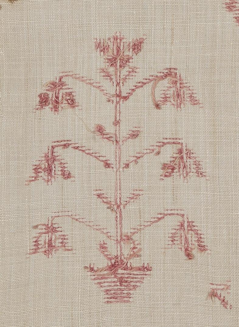 1969.1145 Towel, reverse, detail 18
