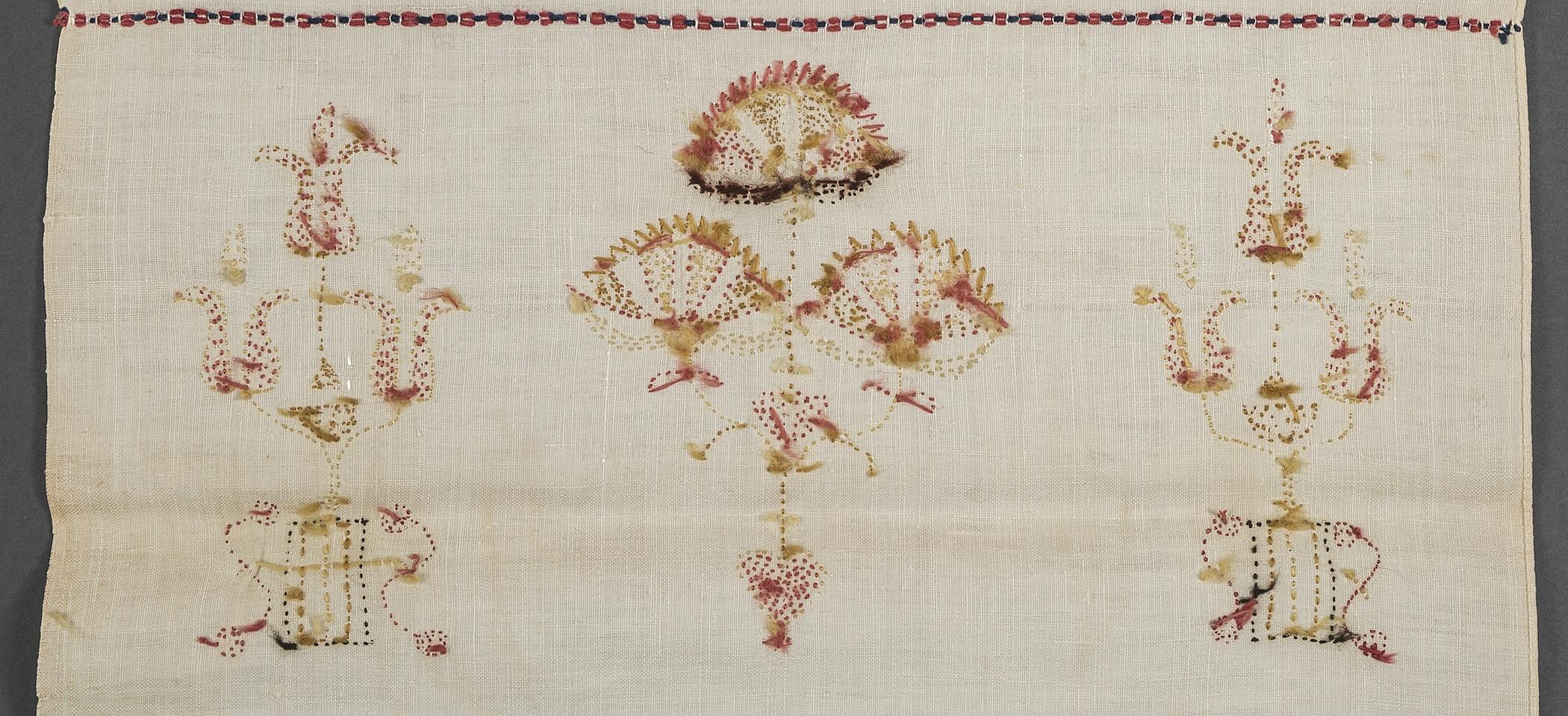 1969.1146 Towel, reverse, detail 4