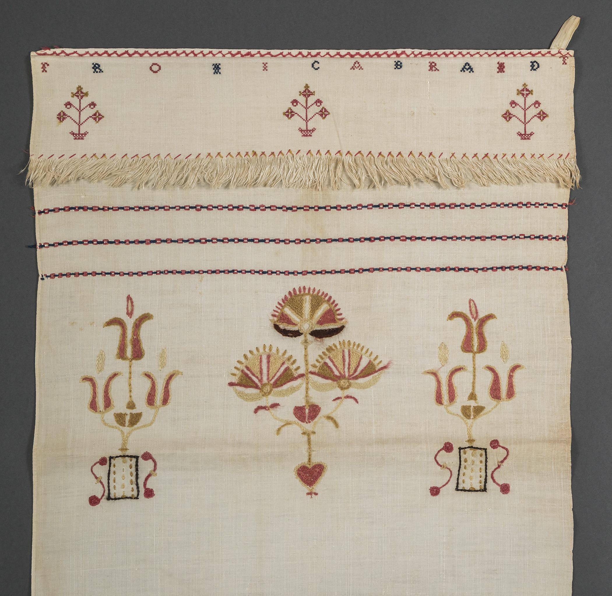1969.1146 Towel, detail 1