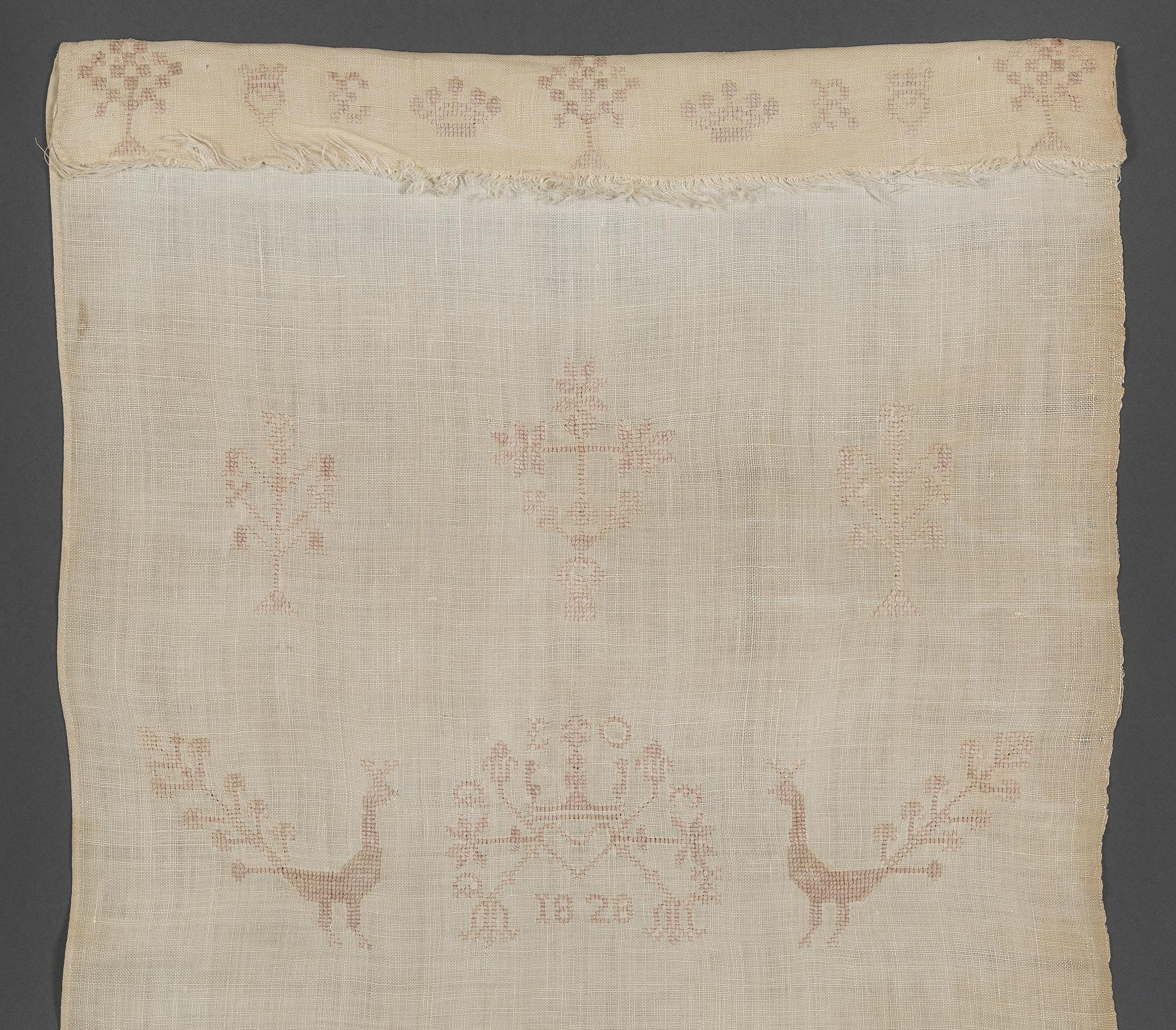 1969.1147 Towel, detail 1