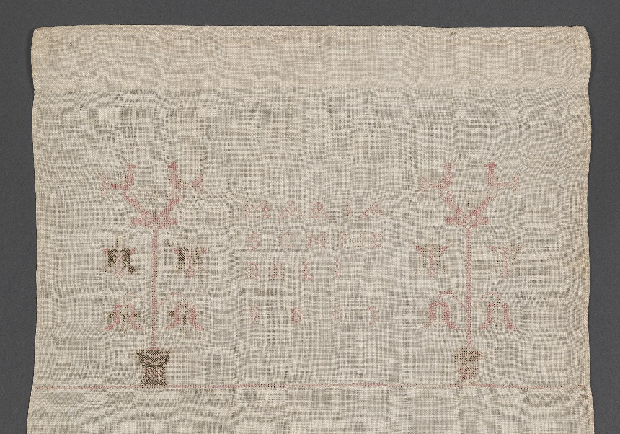 1969.1148 Towel, detail 1
