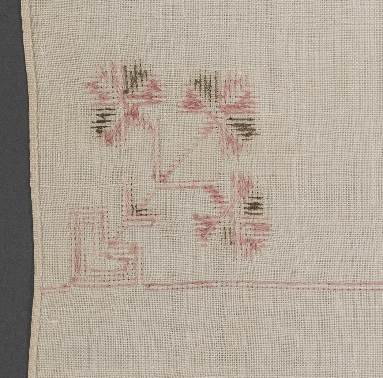 1969.1148 Towel, reverse, detail 9