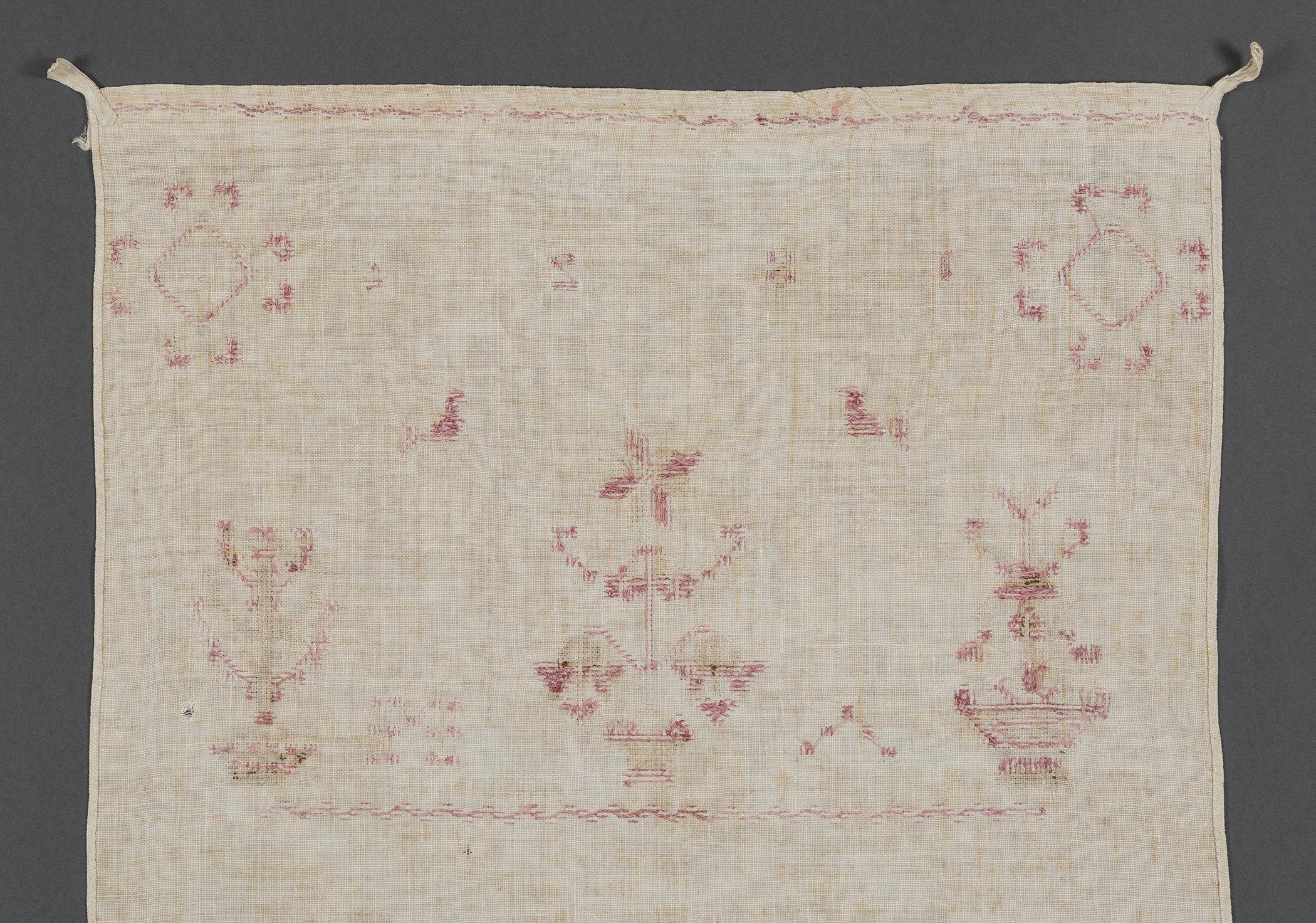 1969.1149 Towel, reverse, detail 1