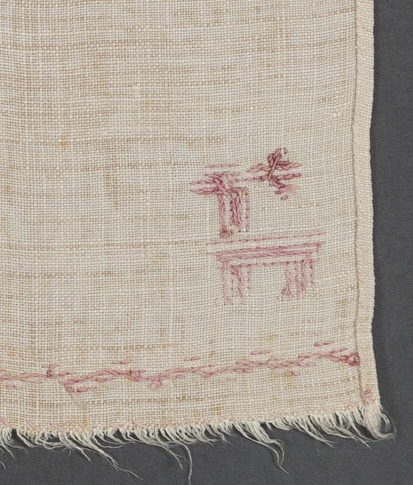 1969.1149 Towel, reverse, detail 14