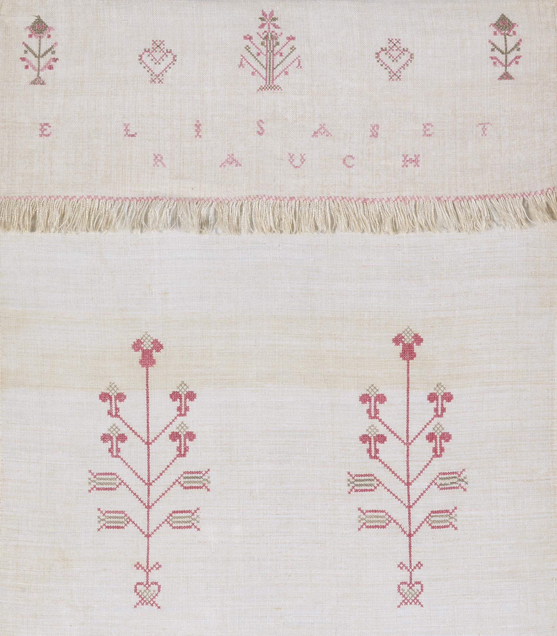 1969.1150 Towel, detail 1