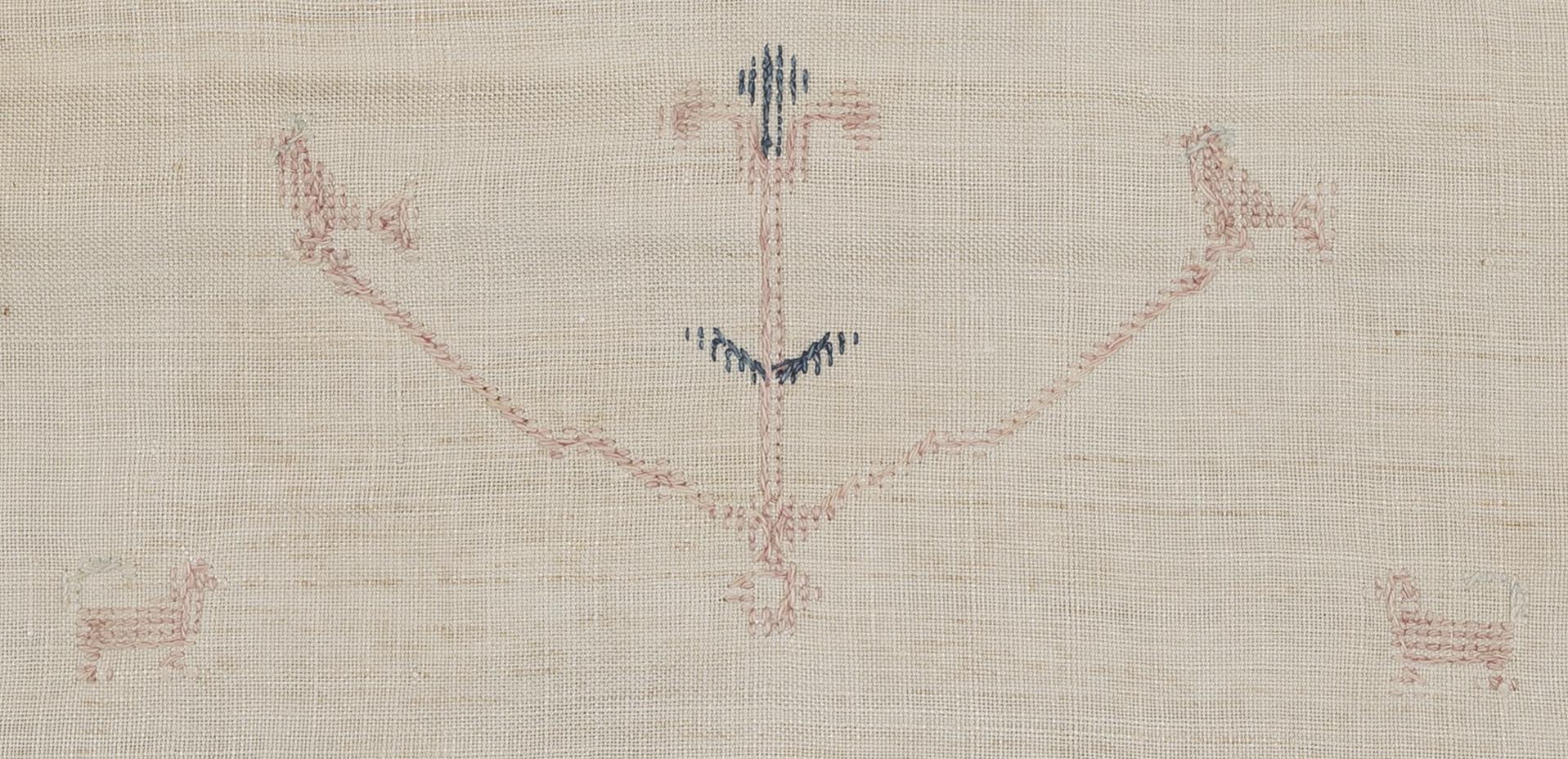 1969.1151 Towel, reverse, detail 13