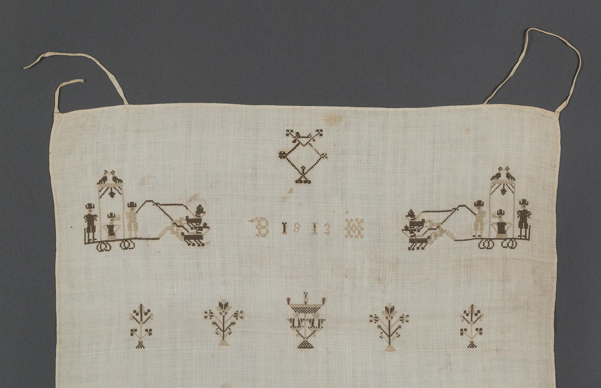1969.1152 Towel, detail 1