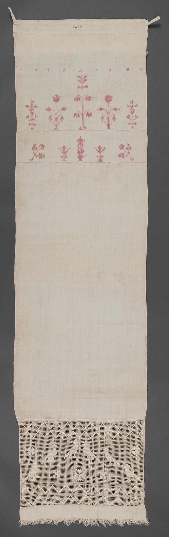 1969.1155 Towel, view 2, reverse