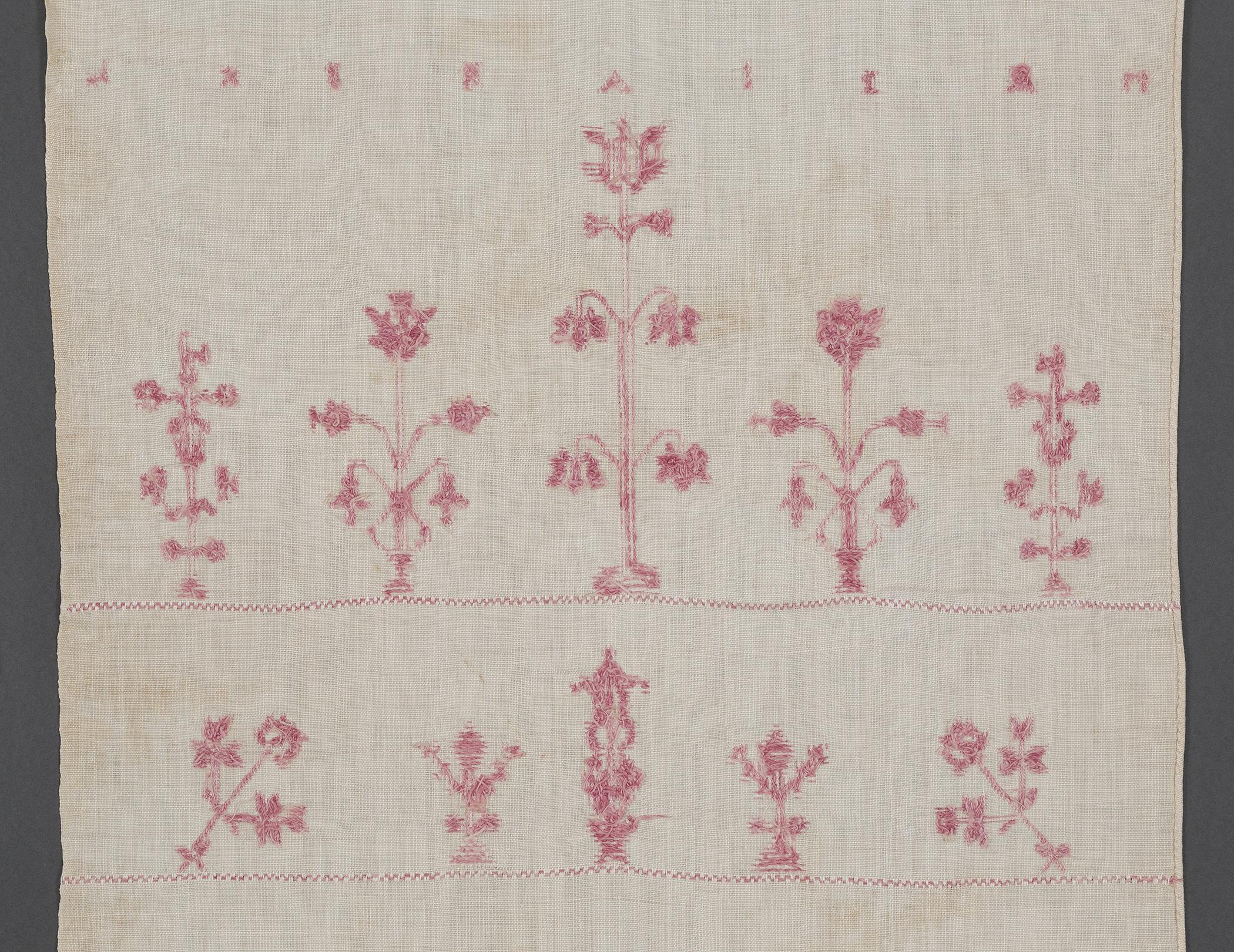 1969.1155 Towel, reverse, detail 5