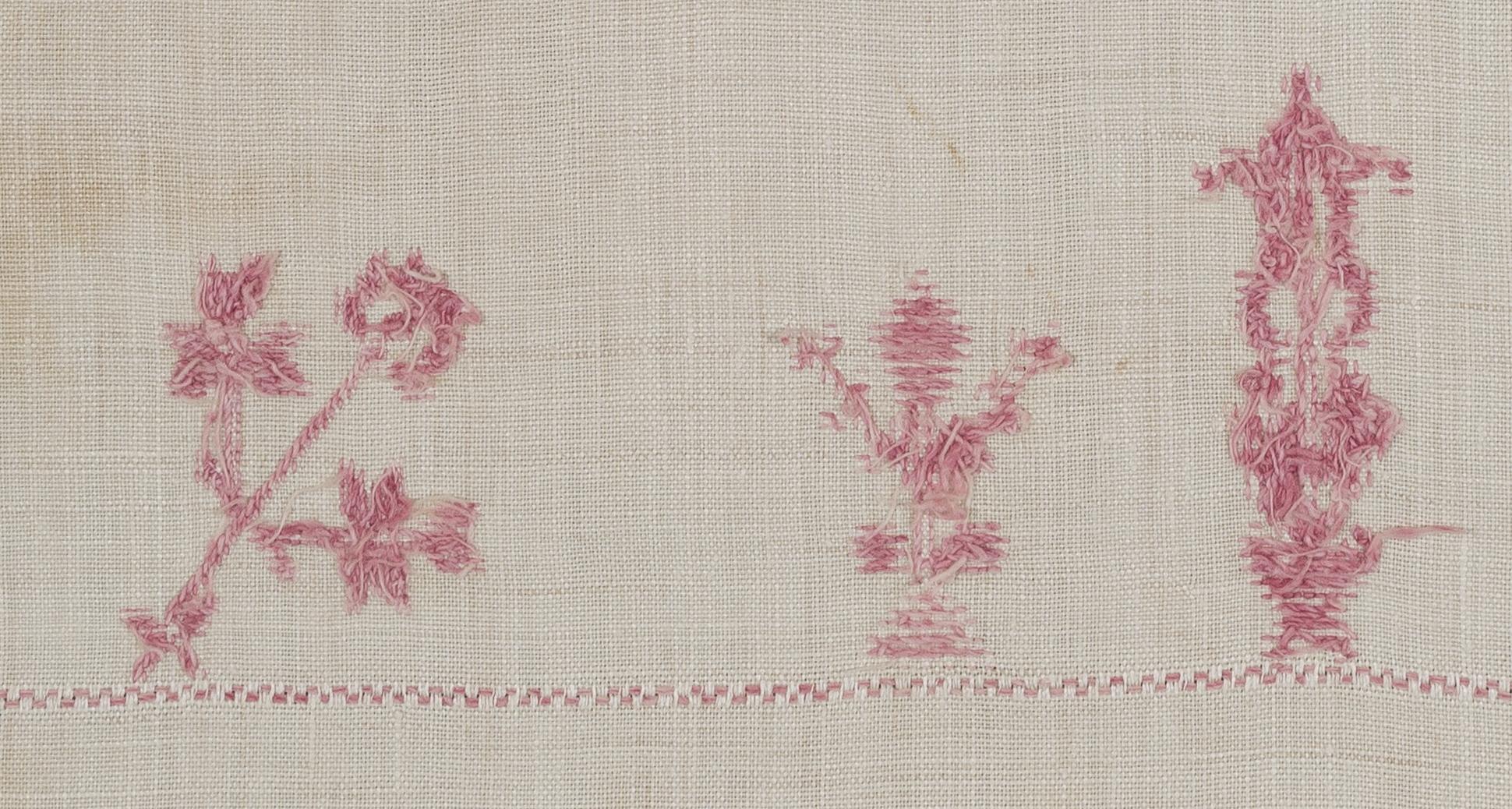 1969.1155 Towel, reverse, detail 11