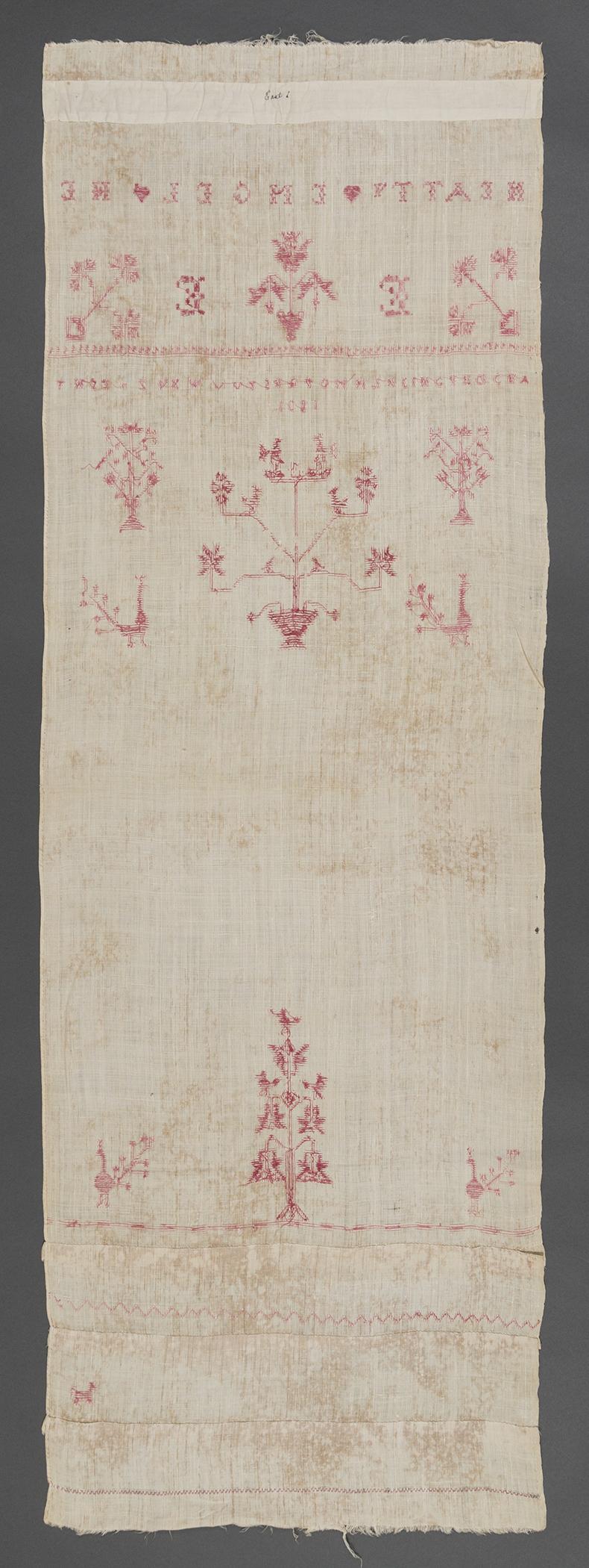 1969.1156 Towel, view 2, reverse