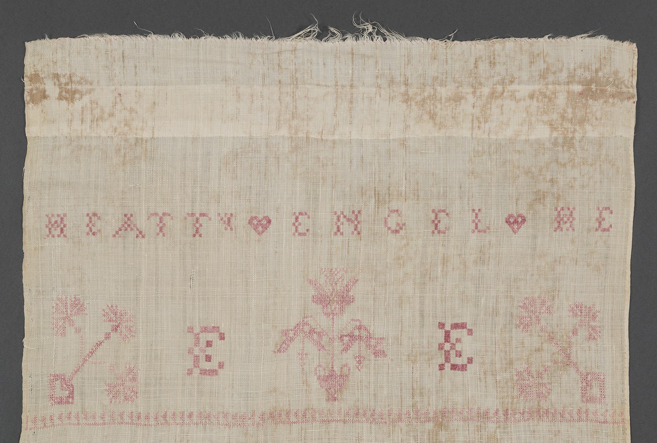 1969.1156 Towel, detail 1