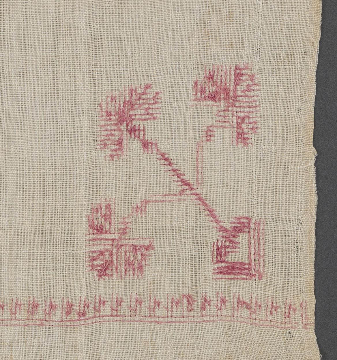 1969.1156 Towel, reverse, detail 4