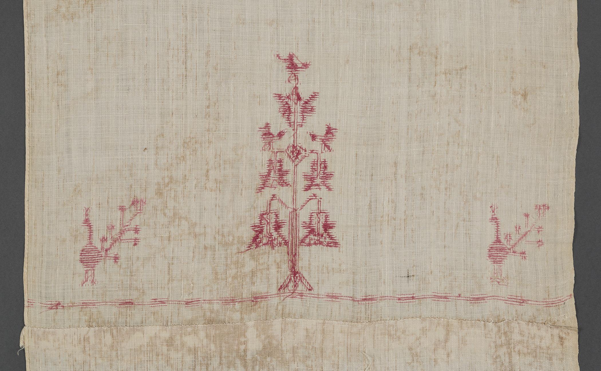 1969.1156 Towel, reverse, detail 12