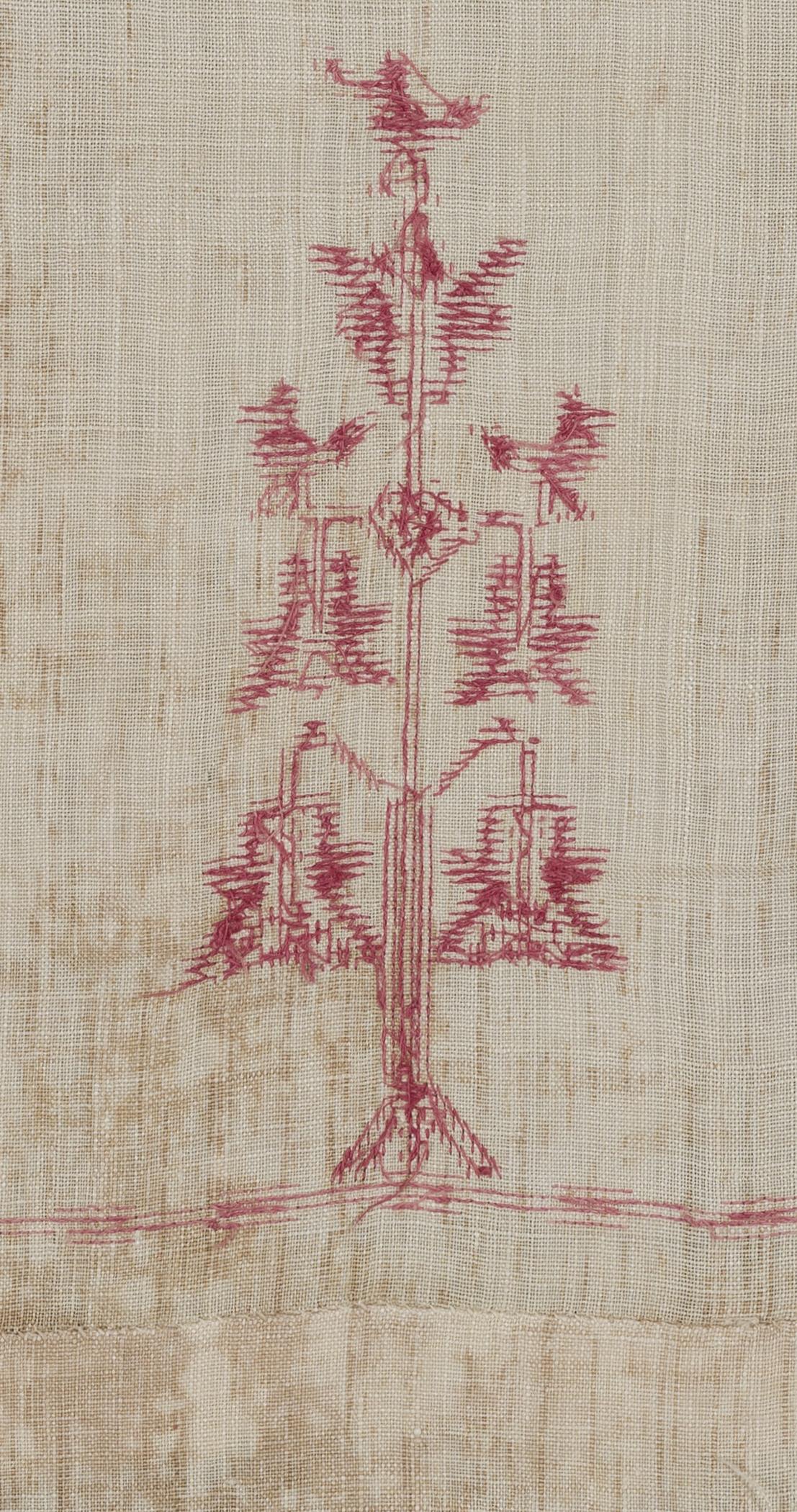 1969.1156 Towel, reverse, detail 14