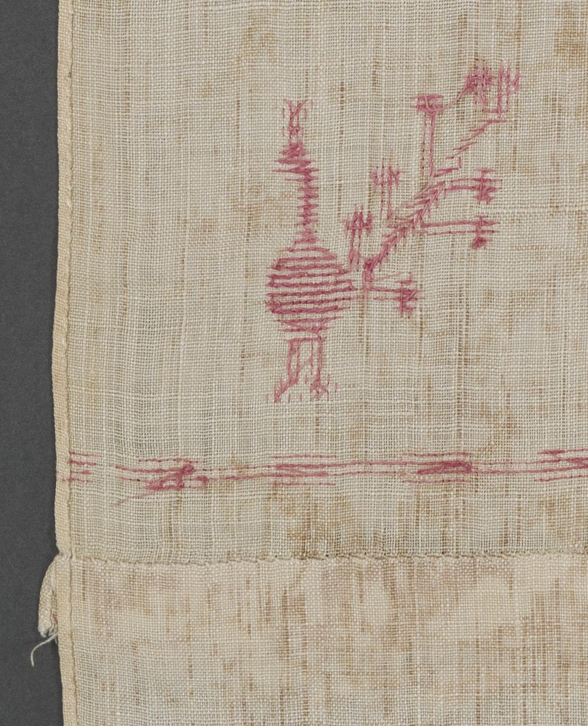 1969.1156 Towel, reverse, detail 15