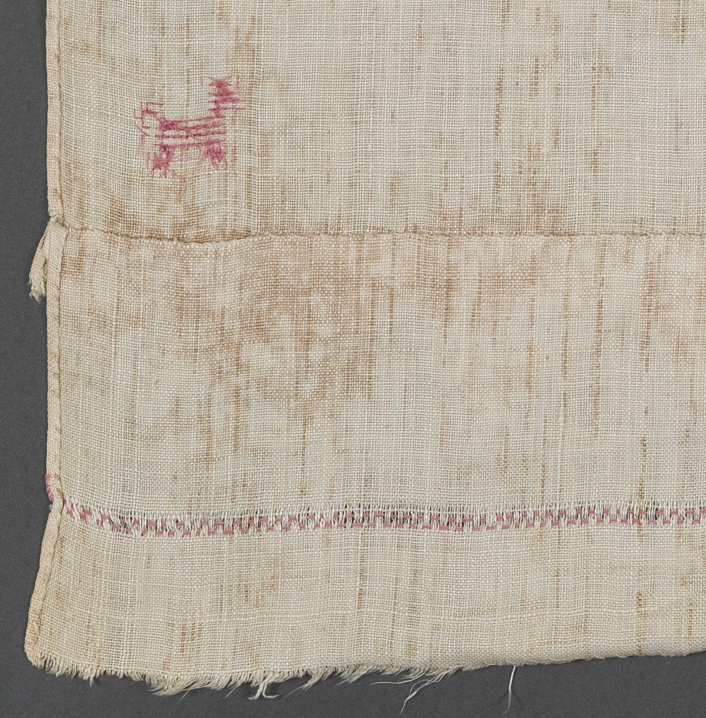 1969.1156 Towel, reverse, detail 18