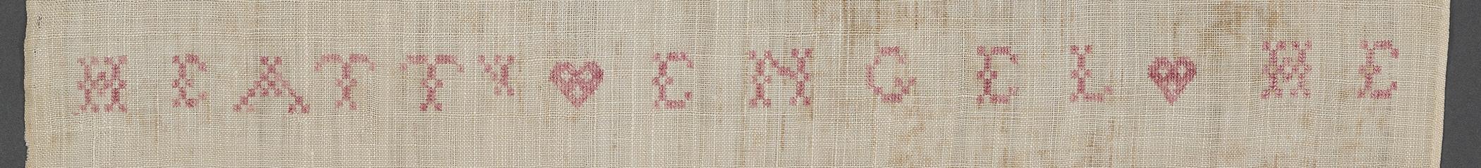 1969.1156 Towel, detail 3