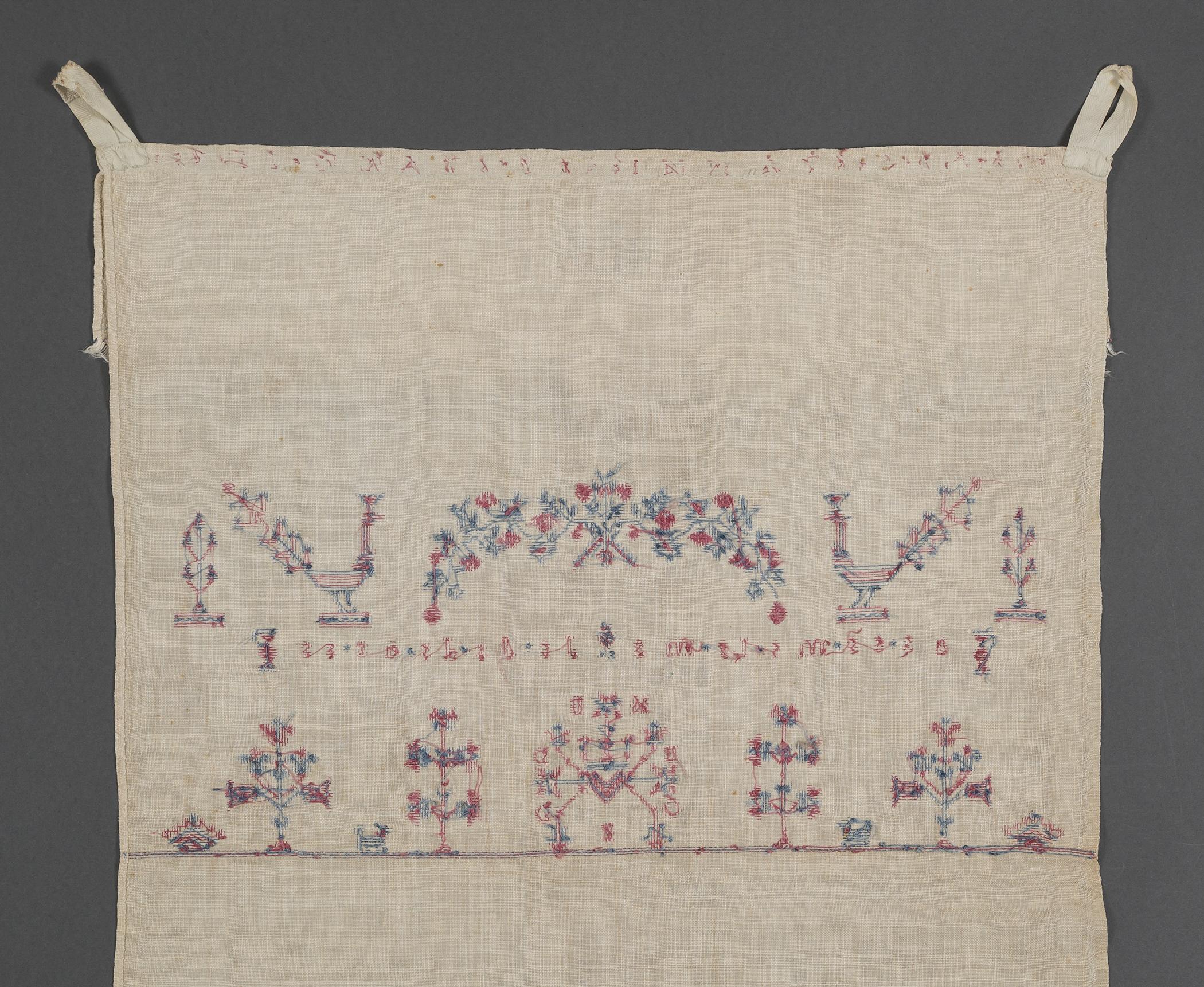 1969.1158 Towel, reverse, detail 1
