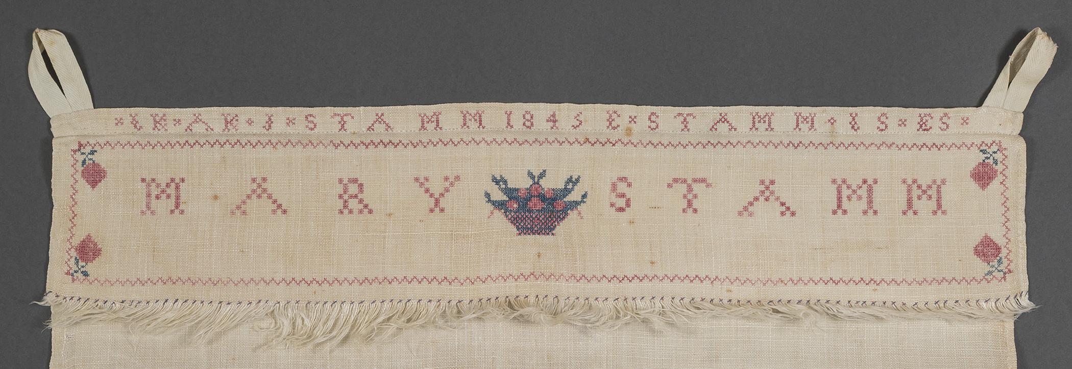 1969.1158 Towel, detail 2