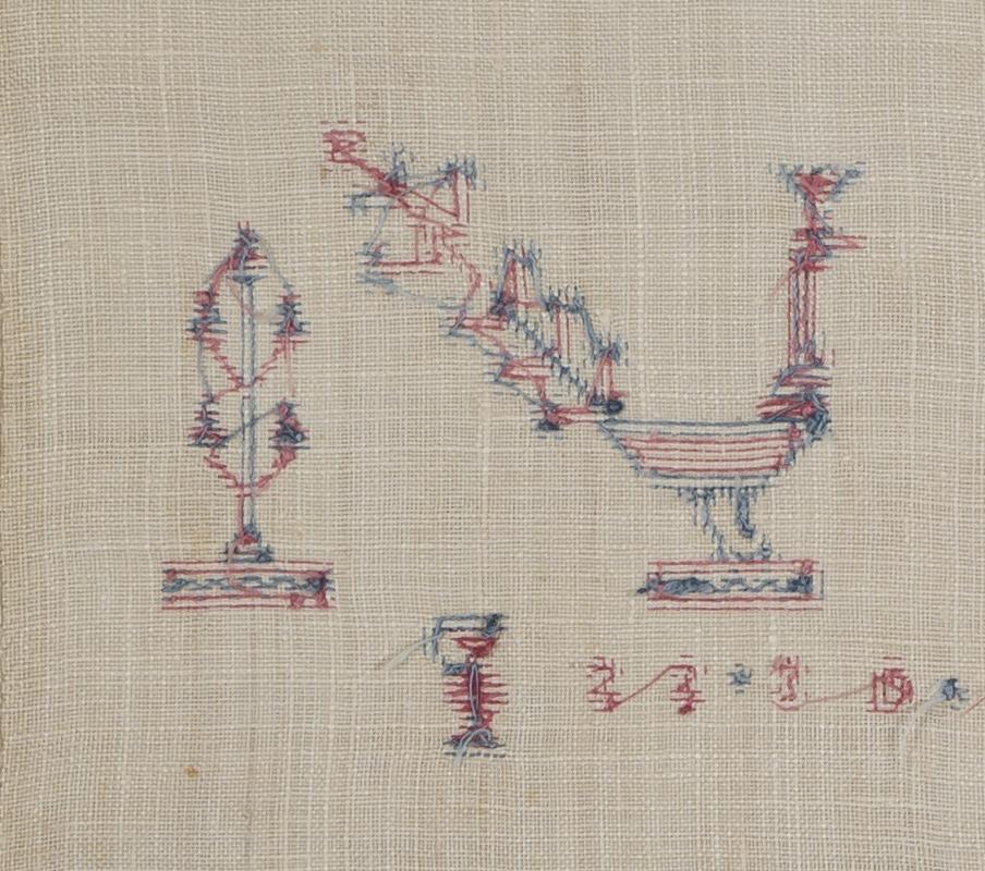 1969.1158 Towel, reverse, detail 10