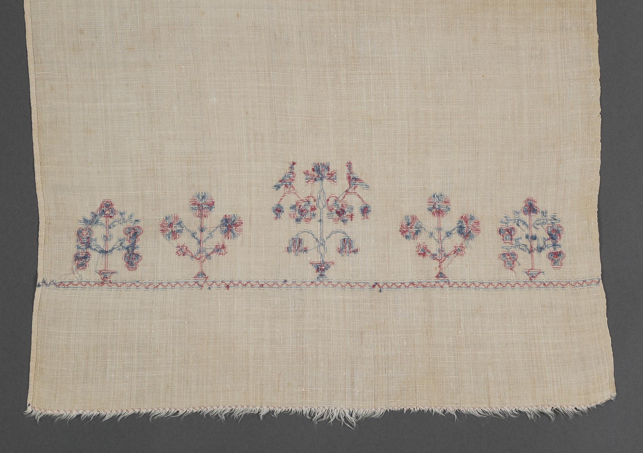 1969.1158 Towel, reverse, detail 14
