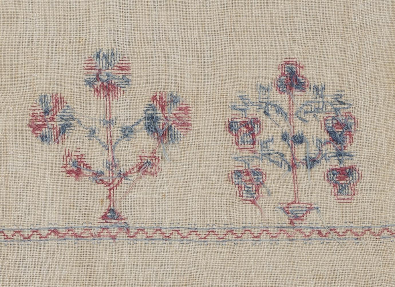 1969.1158 Towel, reverse, detail 16