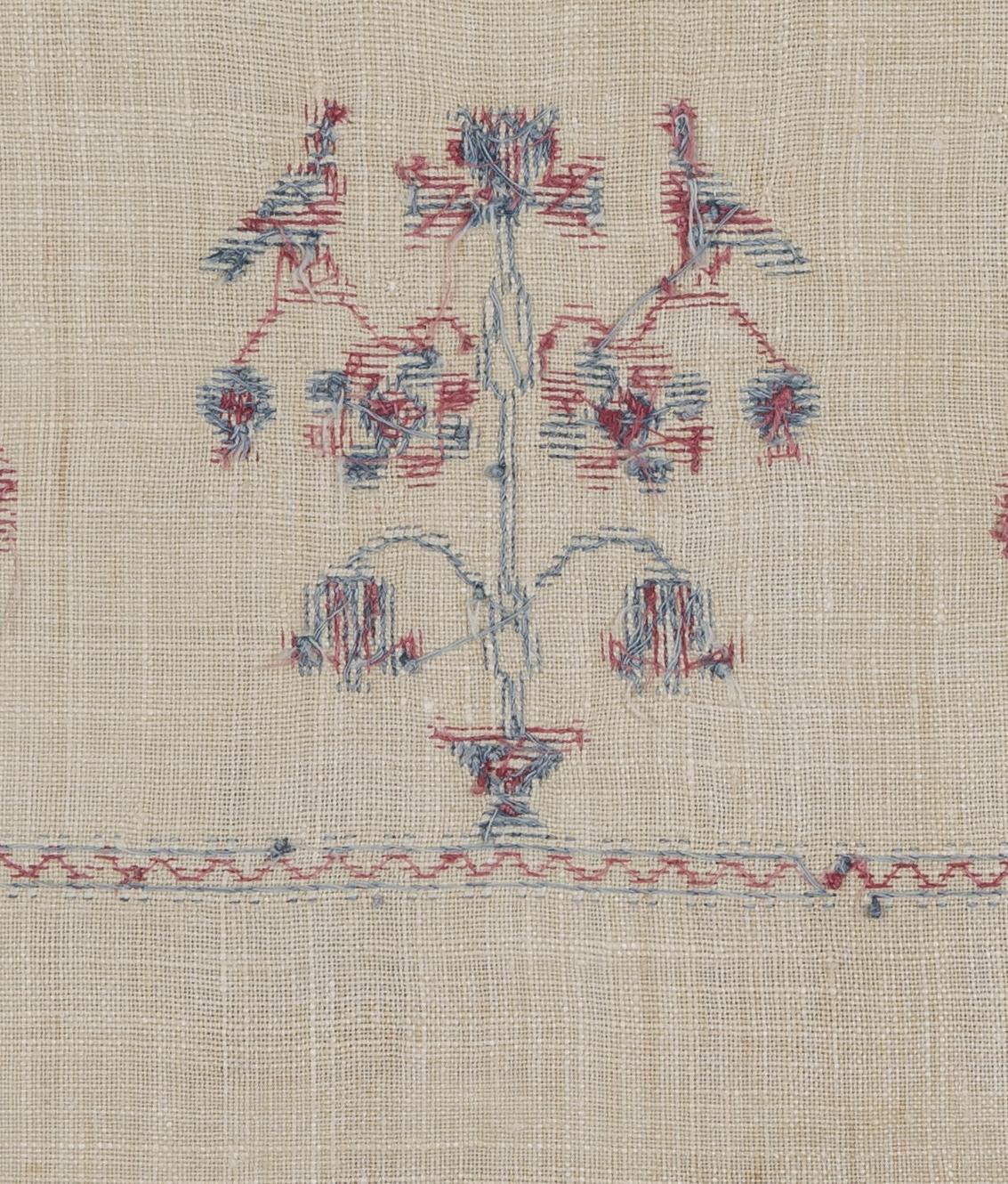 1969.1158 Towel, reverse, detail 17