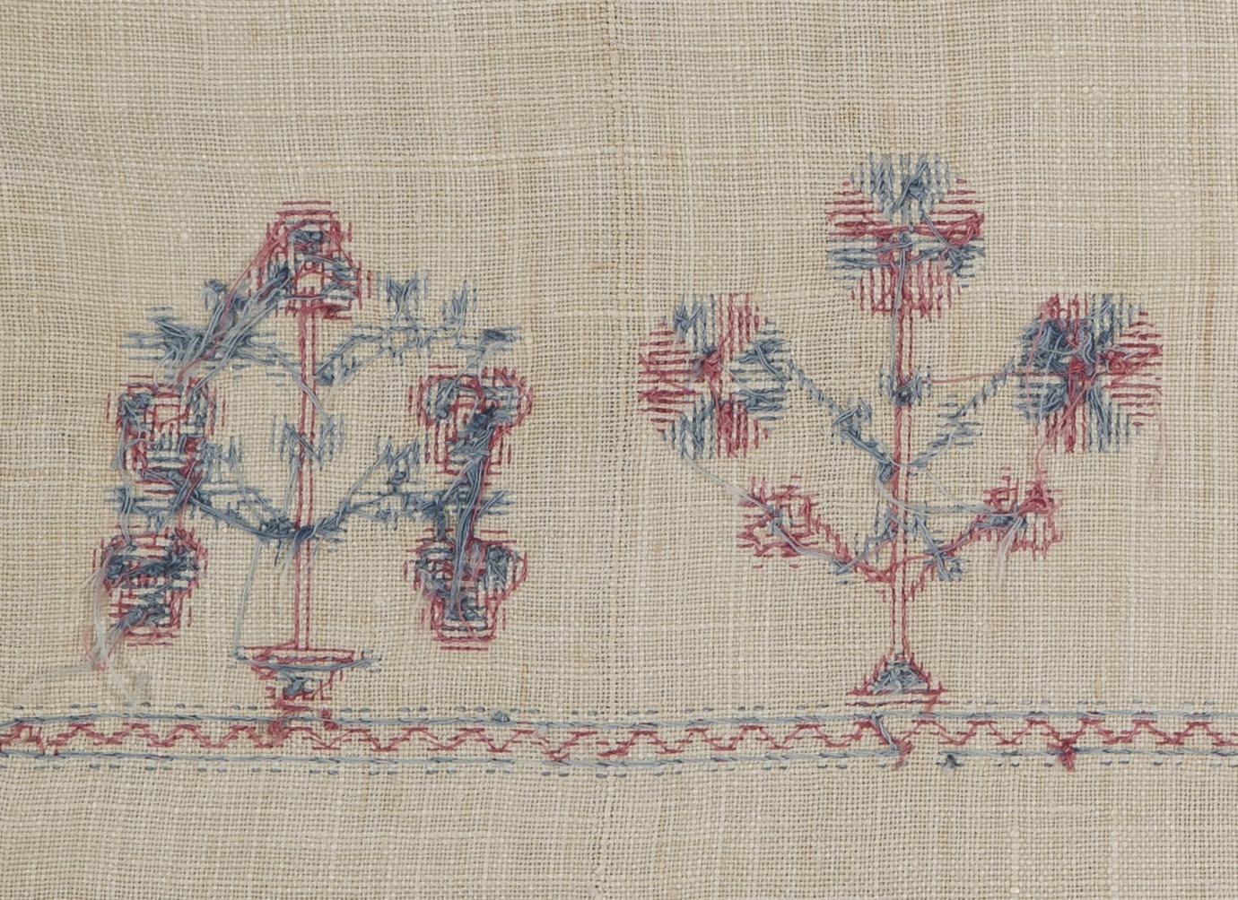1969.1158 Towel, reverse, detail 18