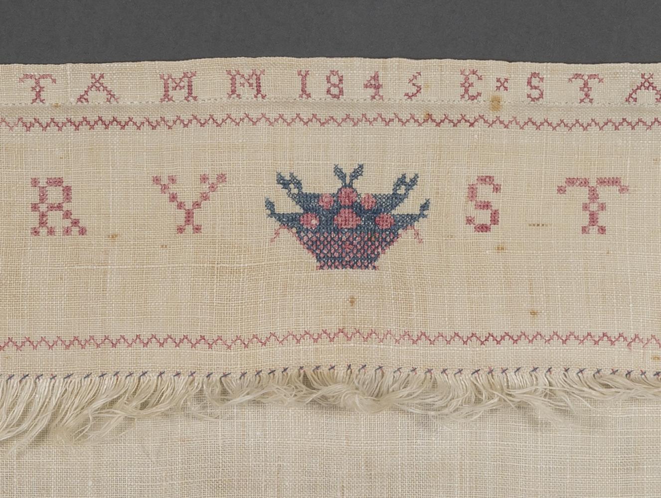 1969.1158 Towel, detail 4