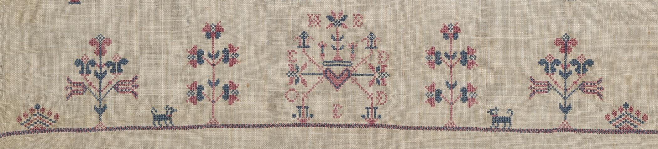 1969.1158 Towel, detail 8