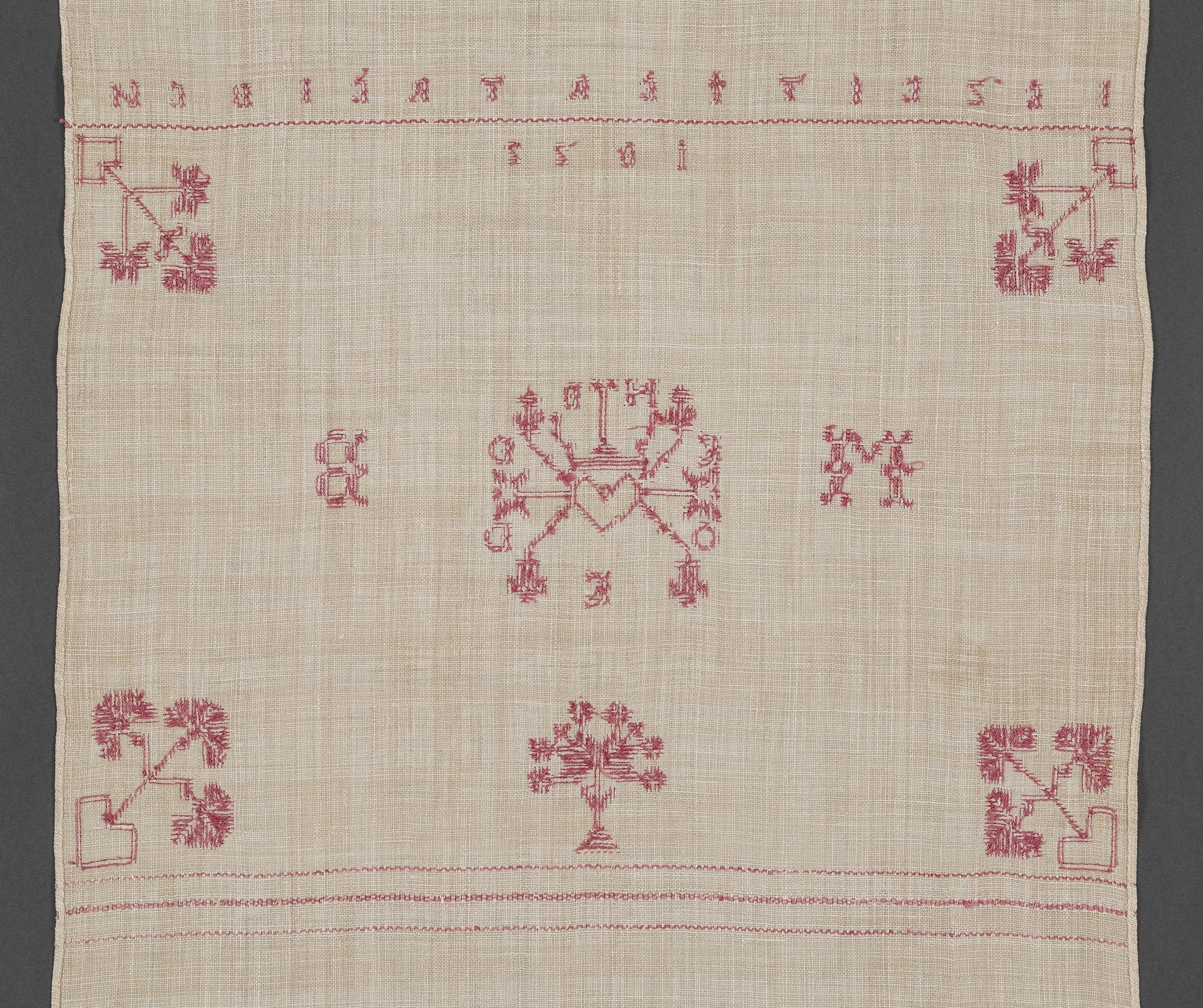 1969.1159 Towel, reverse, detail 8