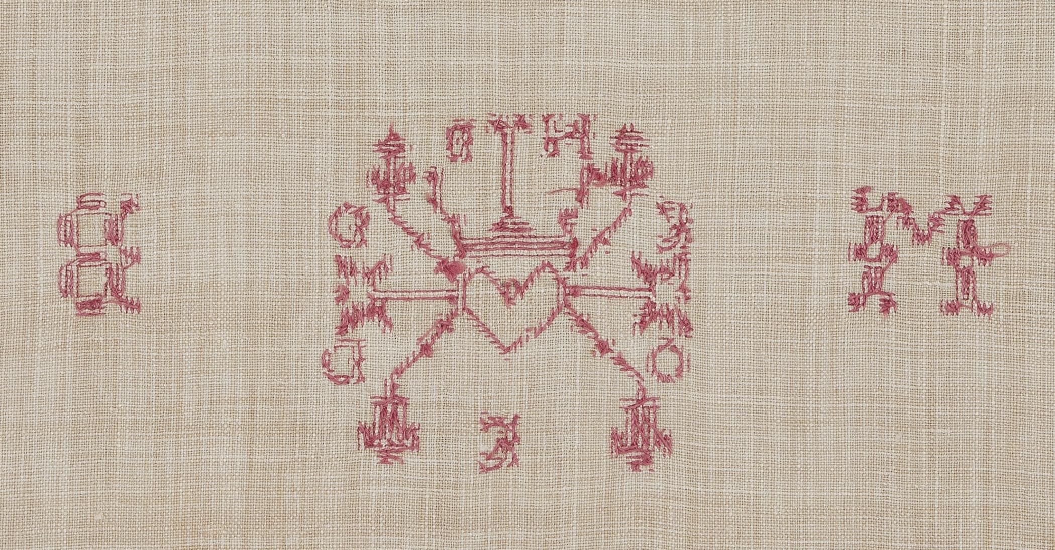 1969.1159 Towel, reverse, detail 9