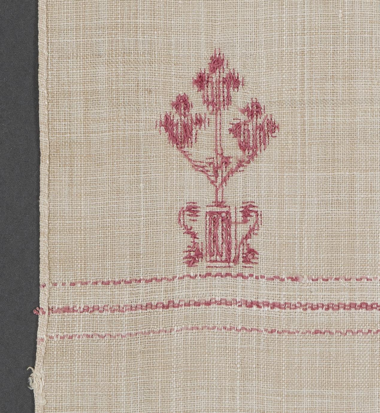 1969.1159 Towel, reverse, detail 16