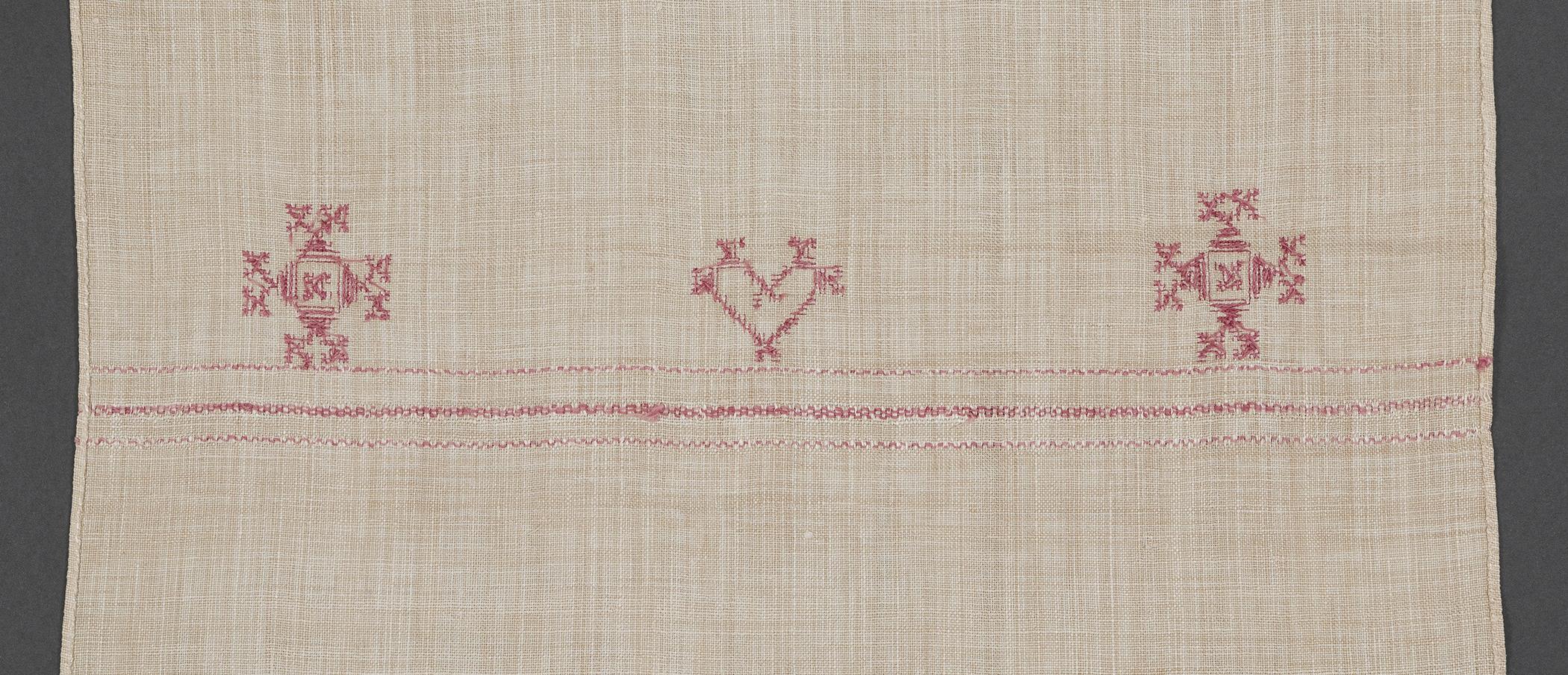 1969.1159 Towel, reverse, detail 17