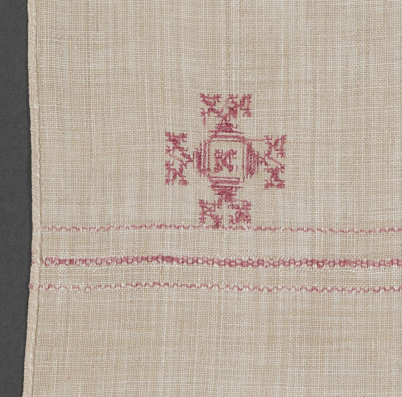 1969.1159 Towel, reverse, detail 20
