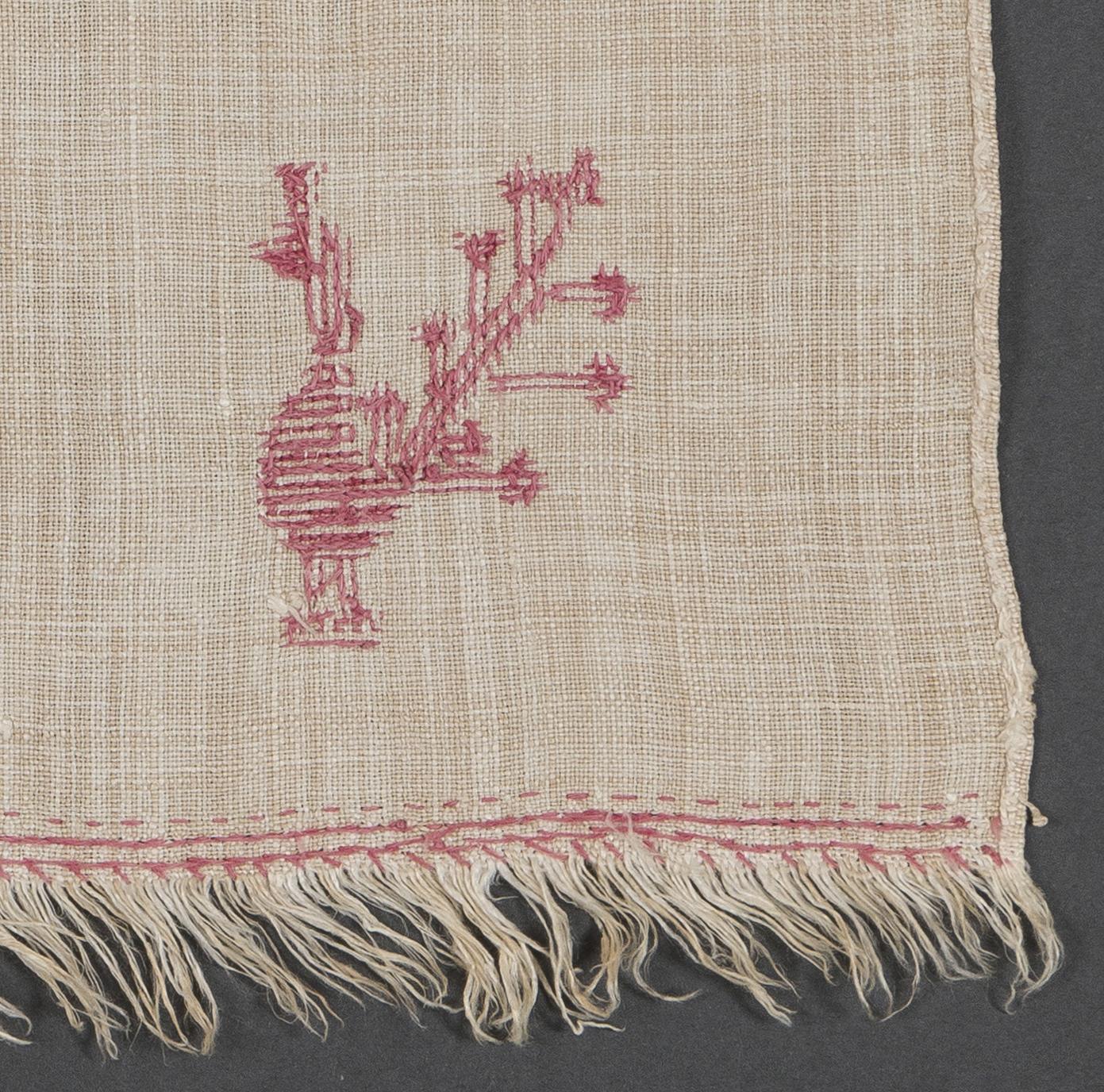 1969.1159 Towel, reverse, detail 22
