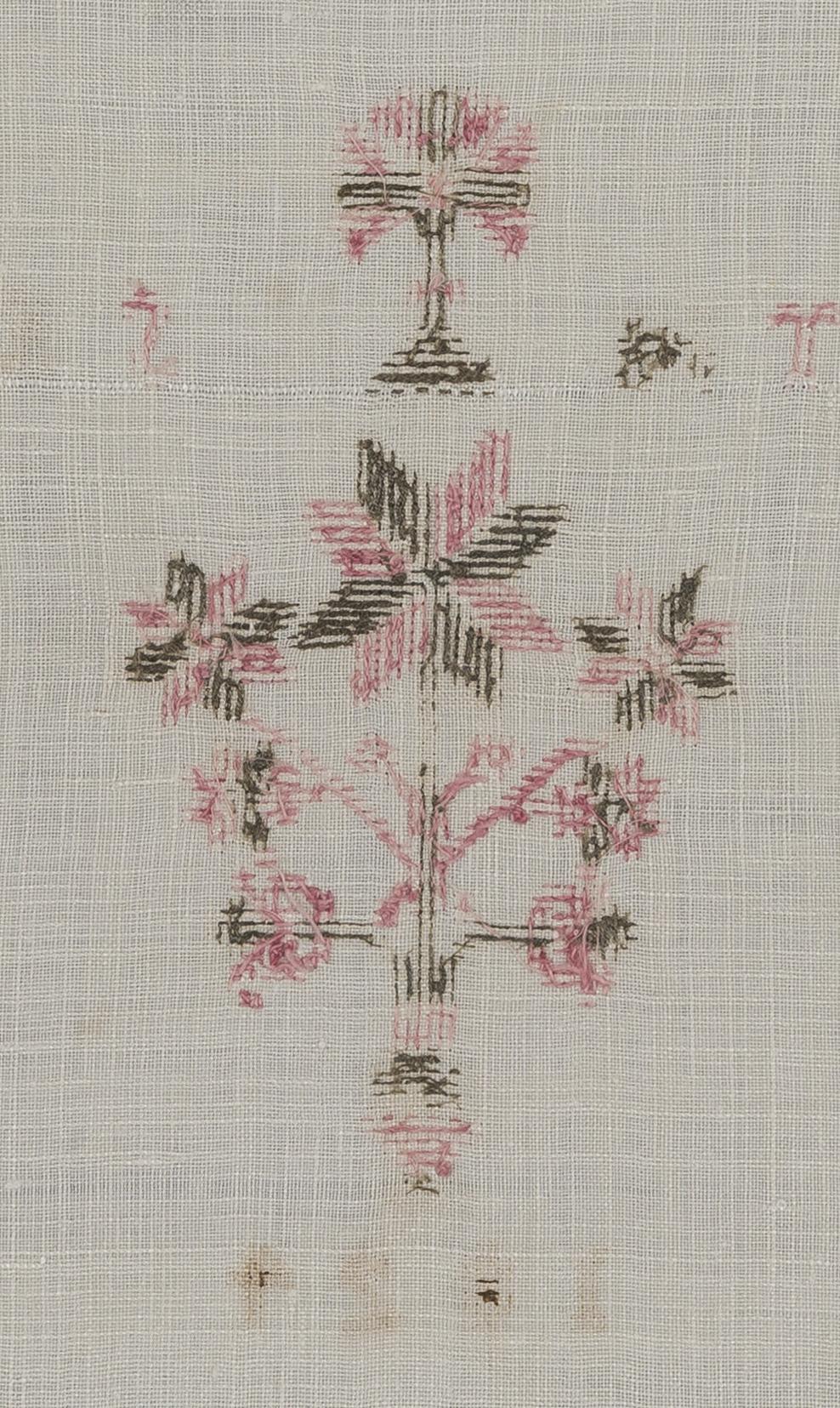 1969.1160 Towel, reverse, detail 5
