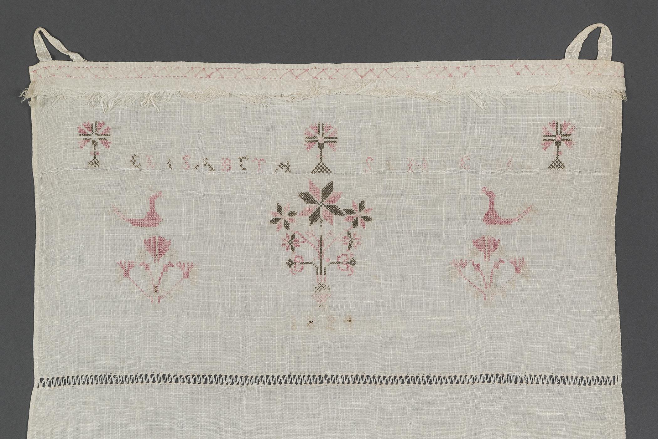 1969.1160 Towel, detail 1