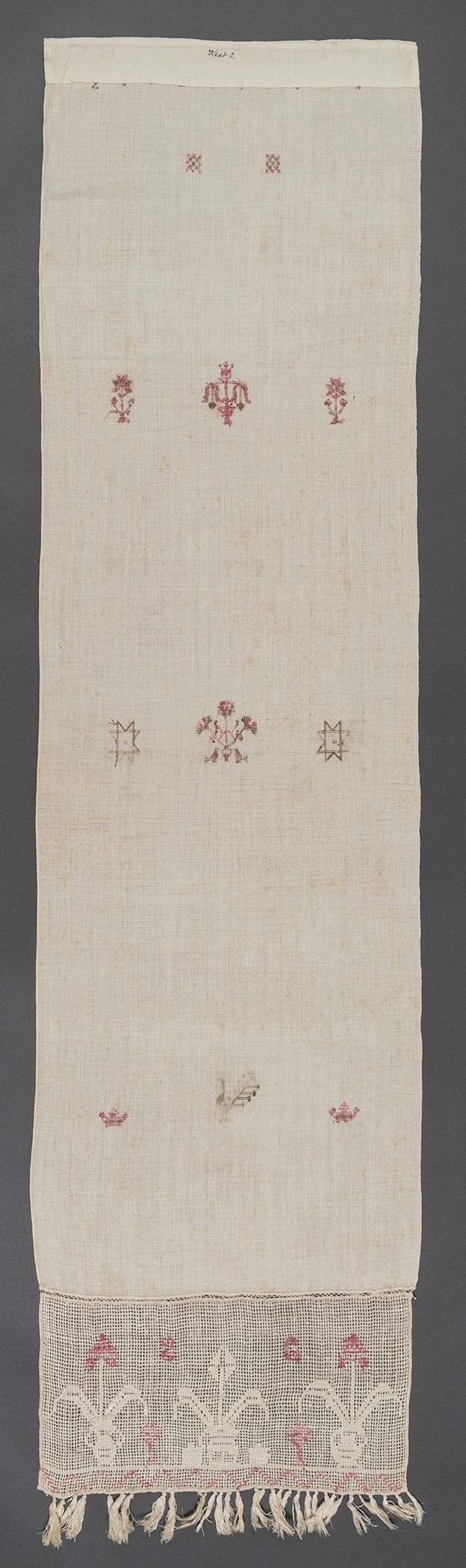 1969.1161 Towel, view 2, reverse