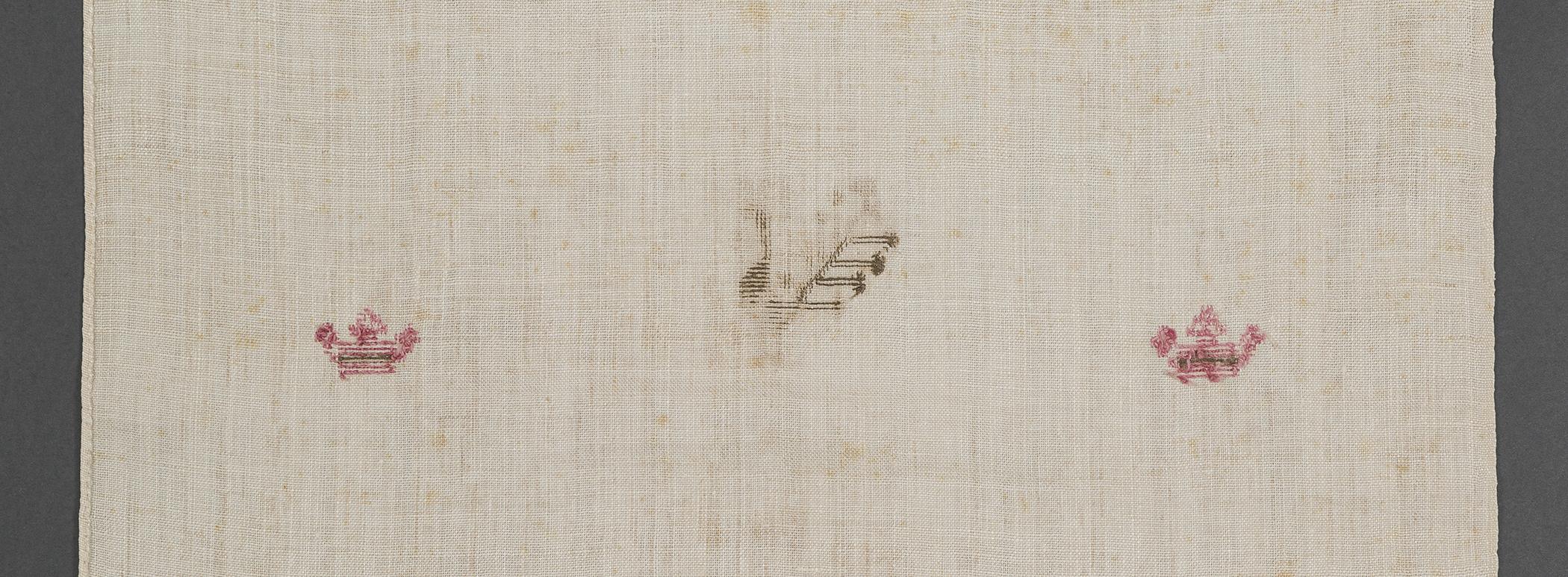 1969.1161 Towel, reverse, detail 8