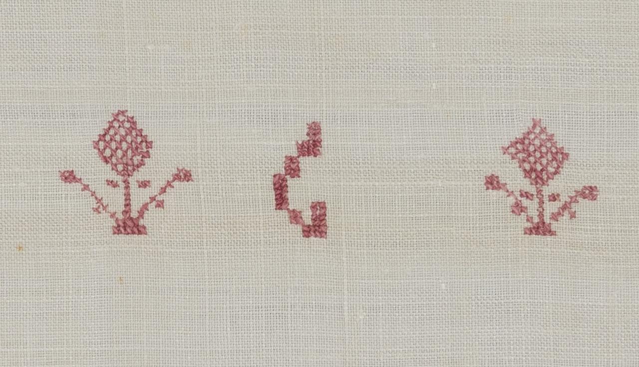 1969.1162 Towel, detail 19