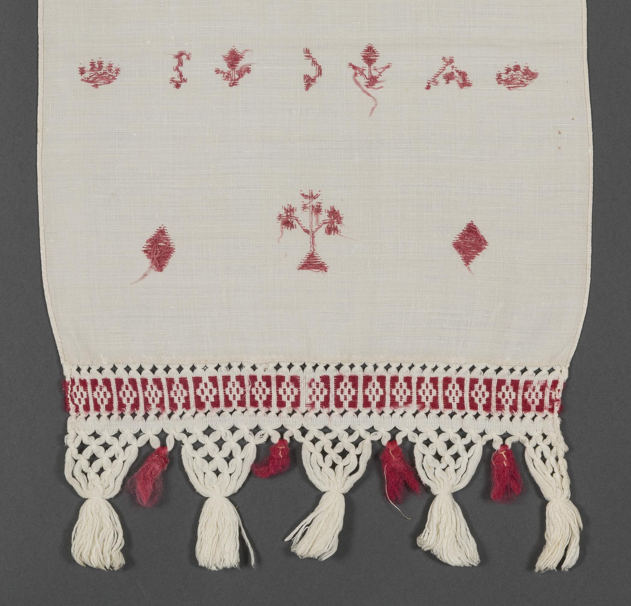 1969.1162 Towel, reverse, detail 17