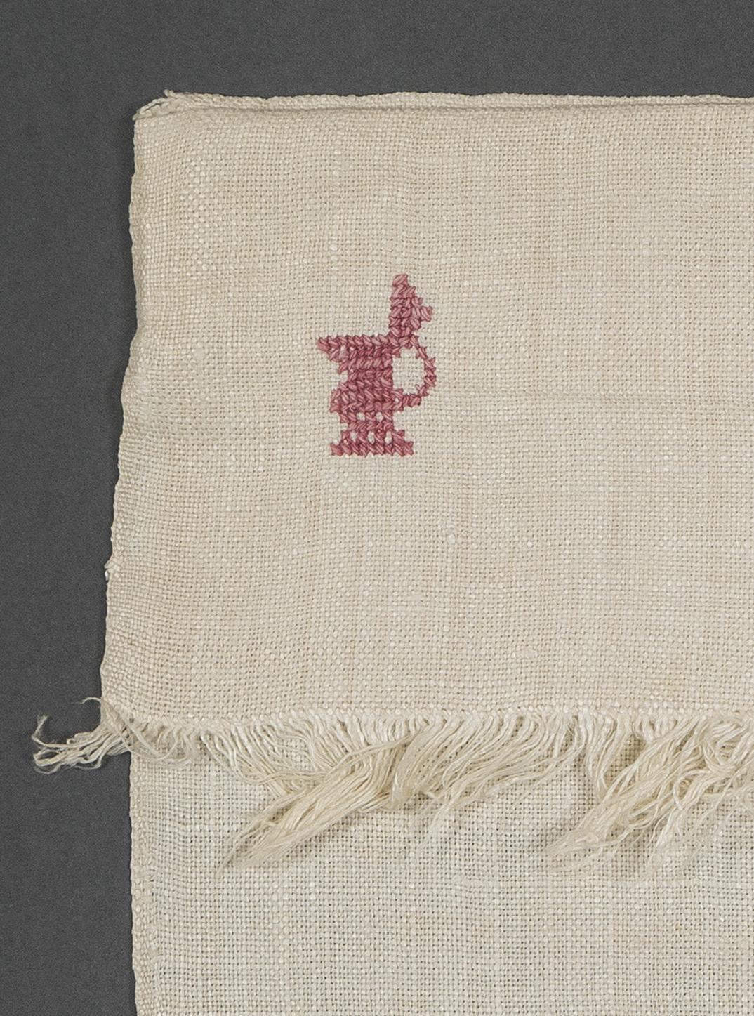 1969.1163 Towel, detail 2