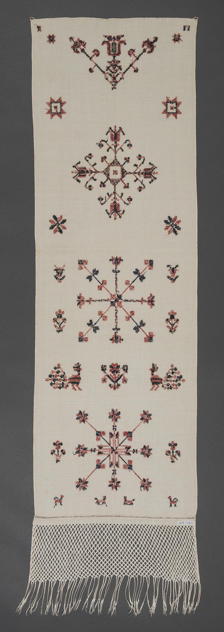1969.1164 Towel, view 2, reverse