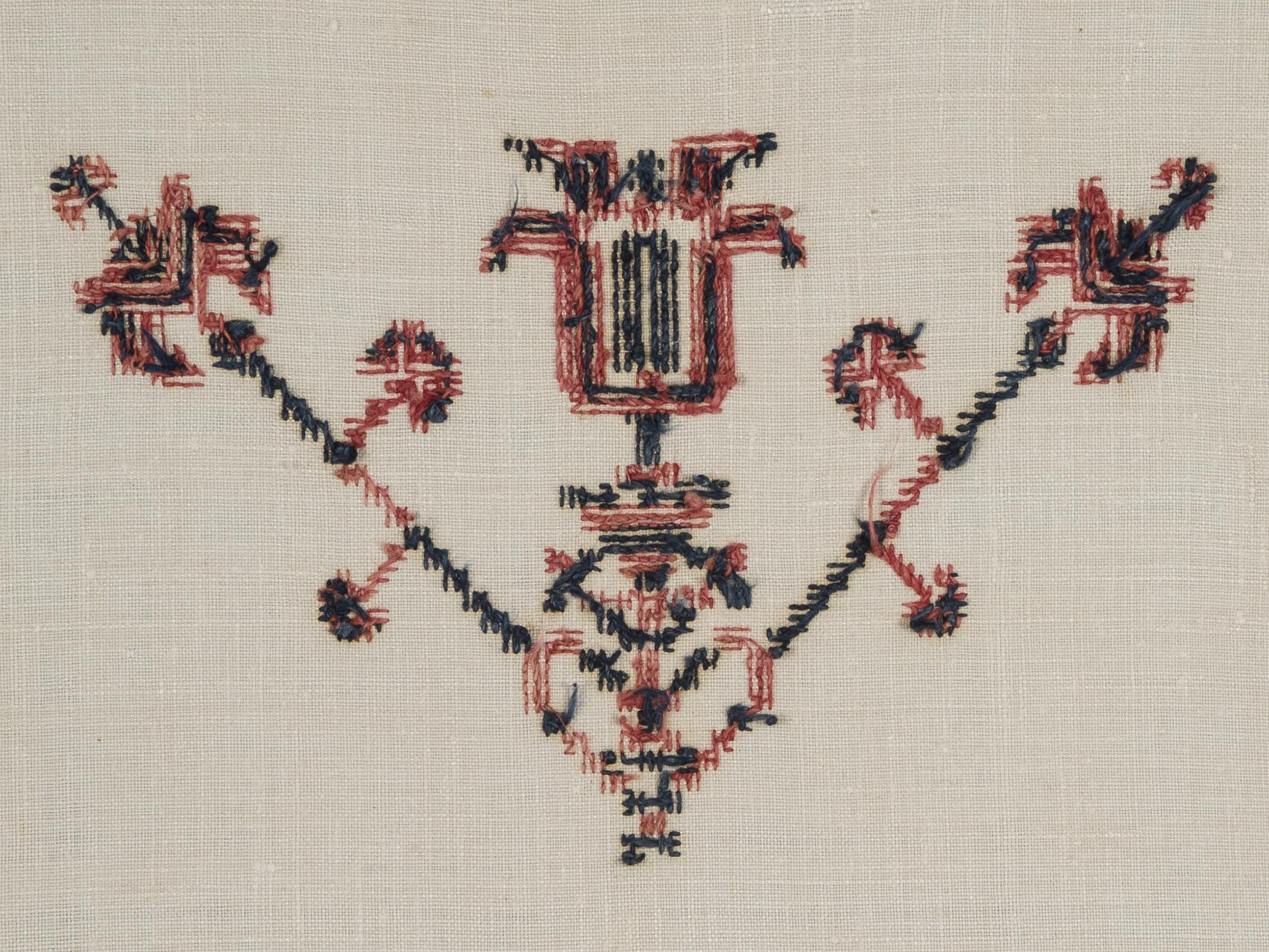1969.1164 Towel, reverse, detail 3